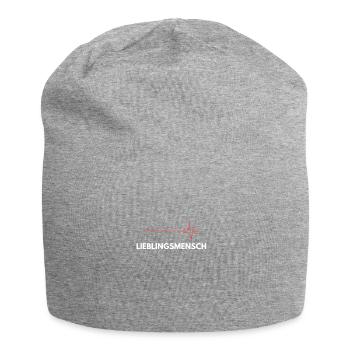 Lieblingsmensch - Jersey-Beanie - Grau meliert - Vorne