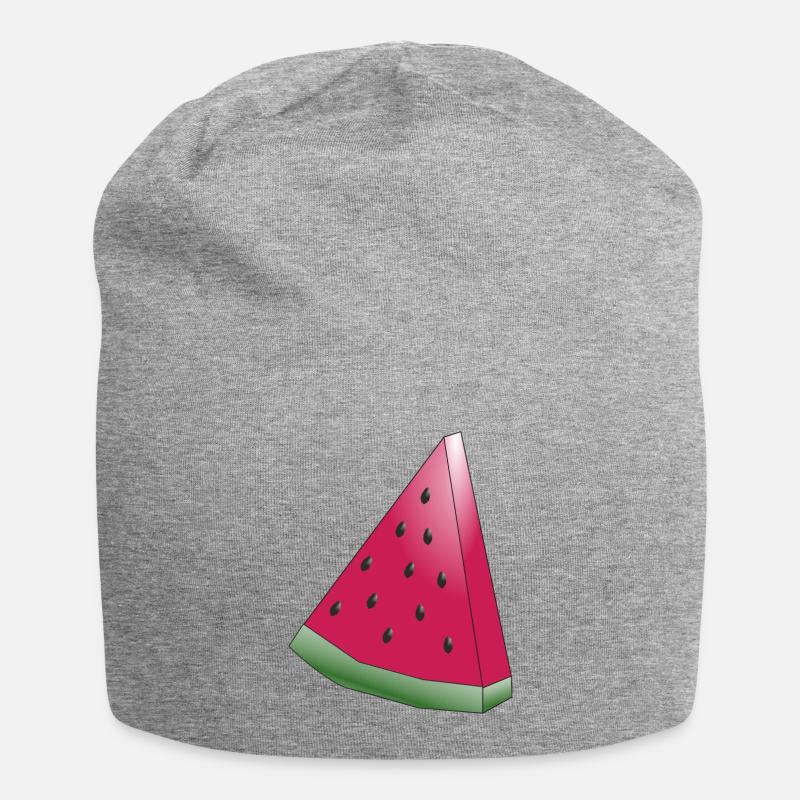 Melone - Jersey-Beanie - Grau meliert