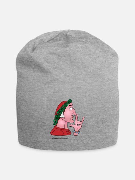 DANTE ALIGHIERI - Jersey-Beanie - Grau meliert