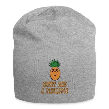Pineapple Pineapple Sweet like a pineapple - Jersey Beanie - heather grey - Front