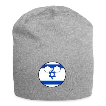 Countryball pays Patrie Israël - Bonnet en jersey - gris chiné - Devant