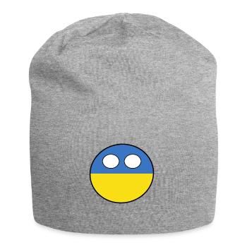 Countryball pays Patrie Ukraine - Bonnet en jersey - gris chiné - Devant