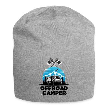 Offroad Camper camping Motorhome Motorhome WoMo - Jersey Beanie - heather grey - Front