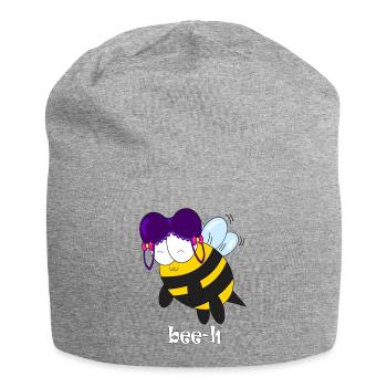 bee h - Jersey-Beanie - Grau meliert - Vorne