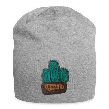 Cactus - Jersey Beanie - heather grey - Front