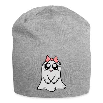 Little sweet ghost girl - Jersey Beanie - heather grey - Front