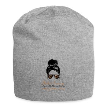 Still Curvy #HappyMothersDay (8) - Jersey Beanie - heather grey - Front
