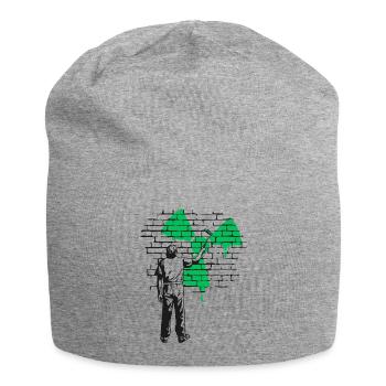Nuclear Power Yes Please, Yes to Nuclear Energy - Jersey Beanie - heather grey - Front