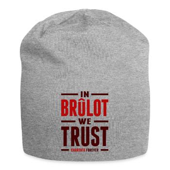 In brûlot we trust - Bonnet en jersey - gris chiné - Devant