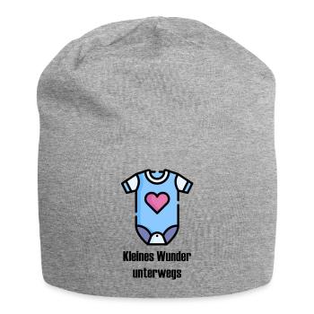 Baby unterwegs - Jersey-Beanie - Grau meliert - Vorne