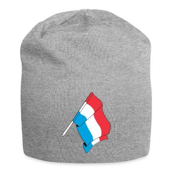 Pavillon : Luxembourg - Bonnet en jersey - gris chiné - Devant