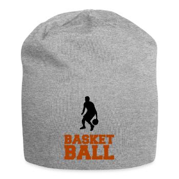 basketball - Jersey Beanie - heather grey - Front