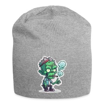 Pause fumée zombie - Bonnet en jersey - gris chiné - Devant