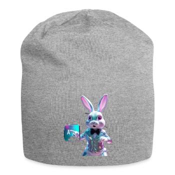 Cam Rabbit - Jersey-Beanie - Grau meliert - Vorne