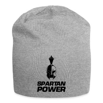spartan power - Jersey-Beanie - Grau meliert - Vorne