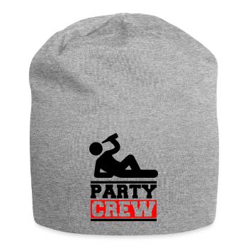 Équipe de fête - Bonnet en jersey - gris chiné - Devant