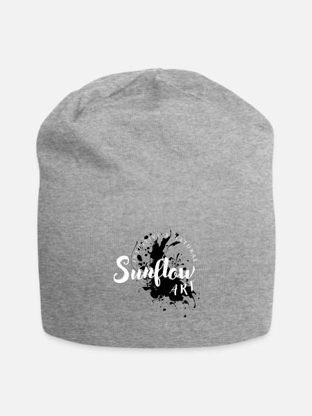 Sunflow Art Logo - Jersey-Beanie - Grau meliert