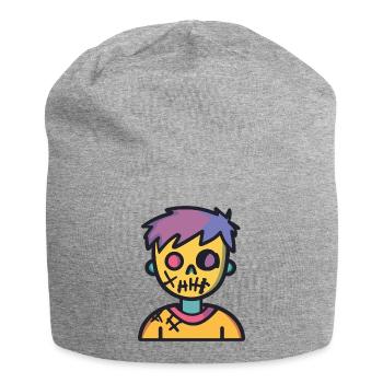 Zombie Halloween Creepy - Jersey Beanie - heather grey - Front