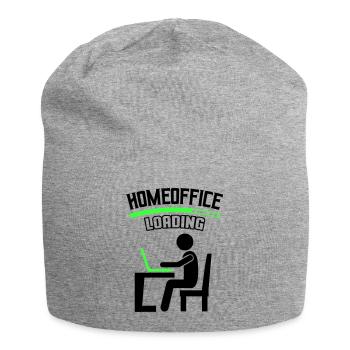 Work Office Home Office Loading - Jersey Beanie - heather grey - Front