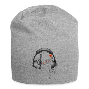 Earphone - Jersey Beanie - heather grey - Front