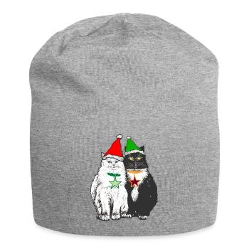 DIE WEIHNACHTSKATZEN - Jersey-Beanie - Grau meliert - Vorne