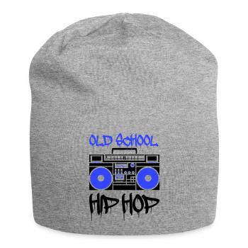 Ghetto blaster old school - Jersey Beanie - heather grey - Front