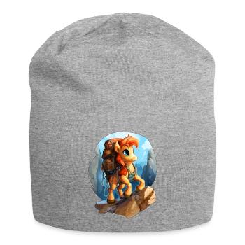 Ponies Hiking / Mountaineering Pony - Jersey Beanie - heather grey - Front
