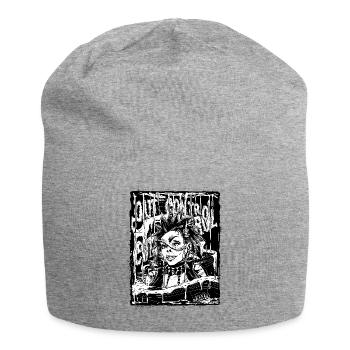 Außer Kontrolle geraten - Jersey-Beanie - Grau meliert - Vorne