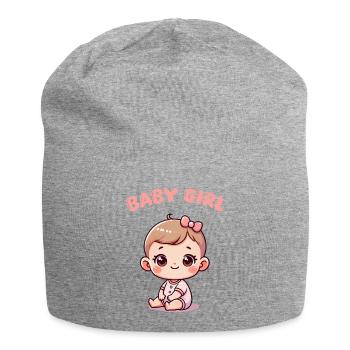 Bébé - Bonnet en jersey - gris chiné - Devant
