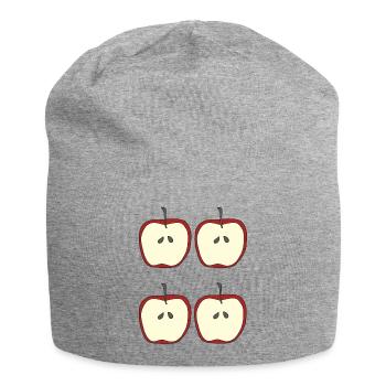 Pomme 4 plis - Bonnet en jersey - gris chiné - Devant