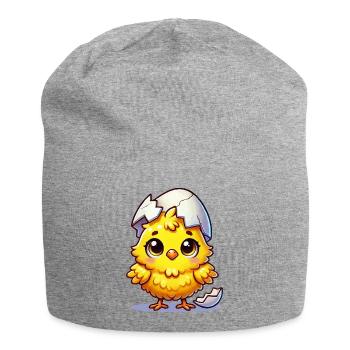 kuecken comic - Jersey-Beanie - Grau meliert - Vorne