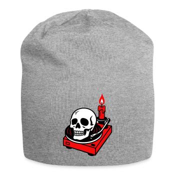 Black Metal - Jersey-Beanie - Grau meliert - Vorne