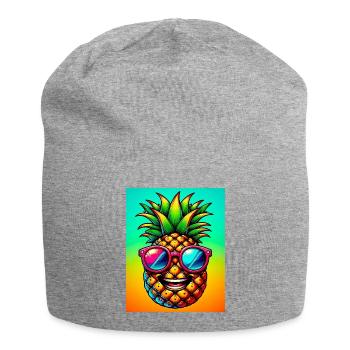 Ananas - Bonnet en jersey - gris chiné - Devant