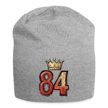 84 Number Krone - Jersey Beanie - heather grey - Front