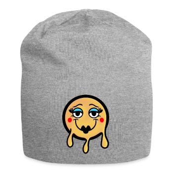 Melting beauty - Jersey Beanie - heather grey - Front