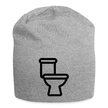 toilette - Bonnet en jersey - gris chiné - Devant