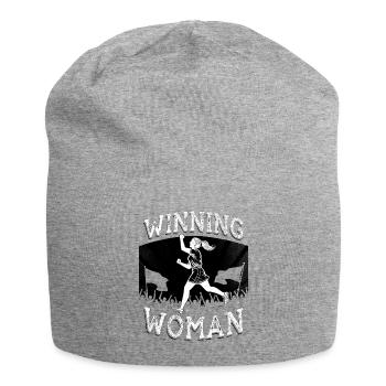 Winning Woman Run - Jersey-Beanie - Grau meliert - Vorne