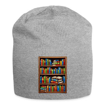 Bibliothèque Illustrato de Bibliothèques - Bonnet en jersey - gris chiné - Devant