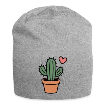 Cactus - Jersey Beanie - heather grey - Front