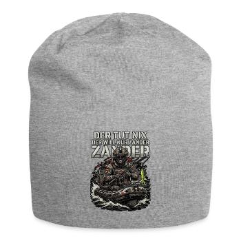 Zander Sportangler - Jersey-Beanie - Grau meliert - Vorne