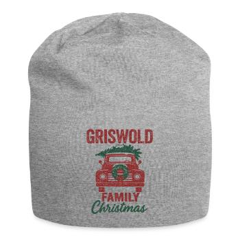 Family Christmas Truck - Jersey-Beanie - Grau meliert - Vorne