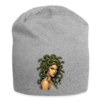 Medusa Snake Hair Icon - Jersey Beanie - heather grey - Front