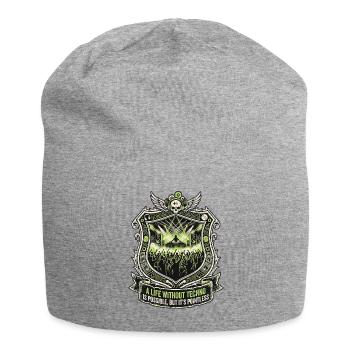 Techno Party Festival - Jersey-Beanie - Grau meliert - Vorne