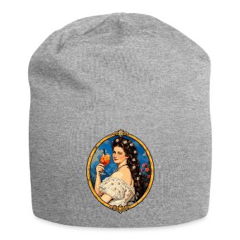 Kaiserin Sisi – Österreich Vintage - Sissi - Jersey-Beanie - Grau meliert - Vorne