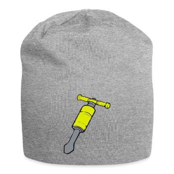 Presslufthammer - Jersey-Beanie - Grau meliert - Vorne