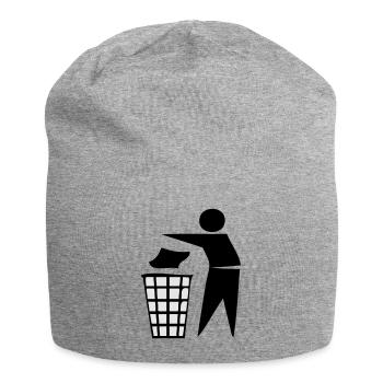 keep tidy - Jersey-Beanie - Grau meliert - Vorne