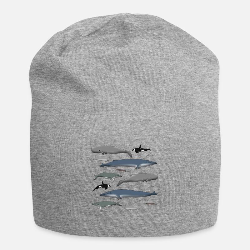 Wale - Jersey-Beanie - Grau meliert