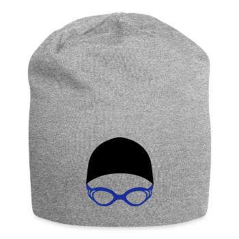 Schwimmen - Jersey-Beanie - Grau meliert - Vorne