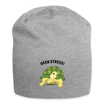 geen stress - Jersey-Beanie - Grau meliert - Vorne
