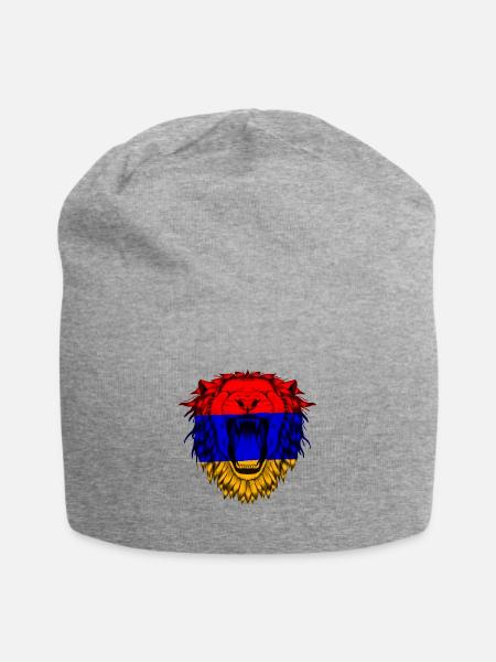 Armenien - Jersey-Beanie - Grau meliert